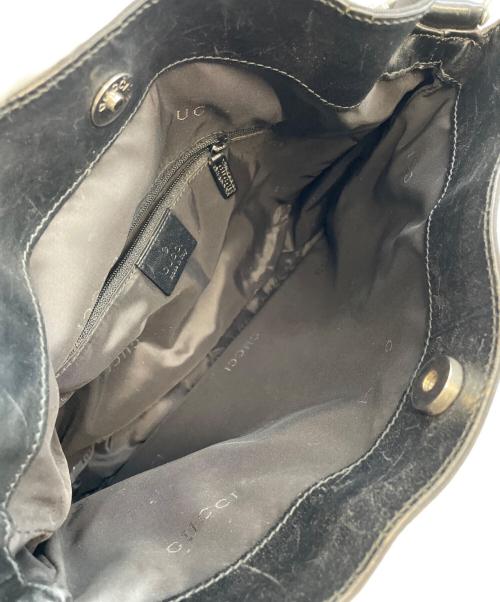 GUCCI（グッチ）GUCCI (グッチ) ハンドバッグ ブラックの古着・服飾アイテム