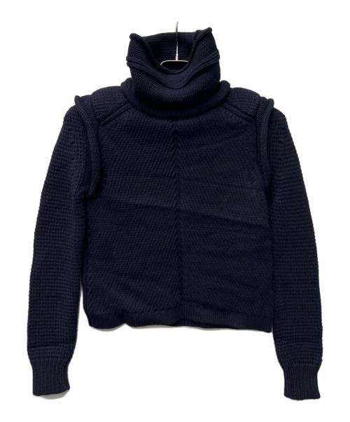 Chloe（クロエ）Chloe (クロエ) 厚手ニット ネイビー サイズ:ＸＳの古着・服飾アイテム