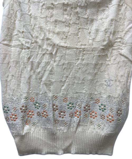CHANEL（シャネル）CHANEL (シャネル) 厚手ニット アイボリー サイズ:３４の古着・服飾アイテム