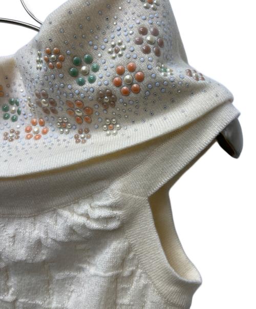 CHANEL（シャネル）CHANEL (シャネル) 厚手ニット アイボリー サイズ:３４の古着・服飾アイテム