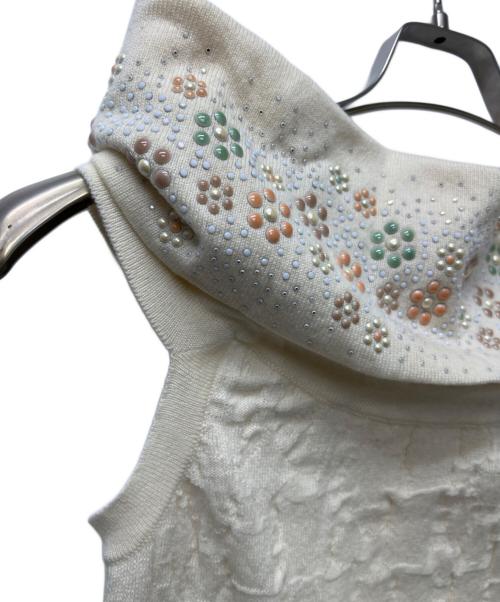 CHANEL（シャネル）CHANEL (シャネル) 厚手ニット アイボリー サイズ:３４の古着・服飾アイテム