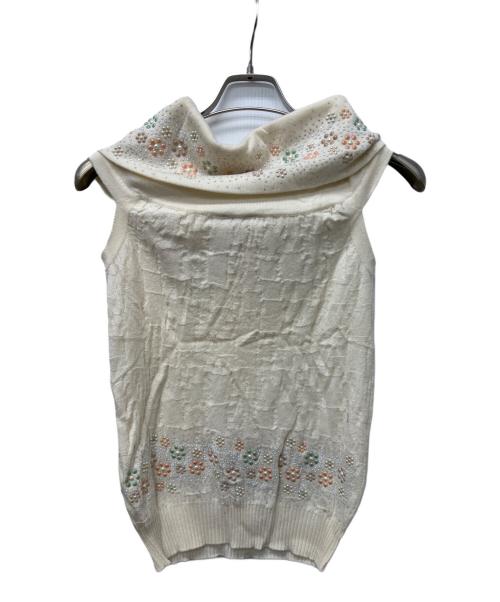 CHANEL（シャネル）CHANEL (シャネル) 厚手ニット アイボリー サイズ:３４の古着・服飾アイテム