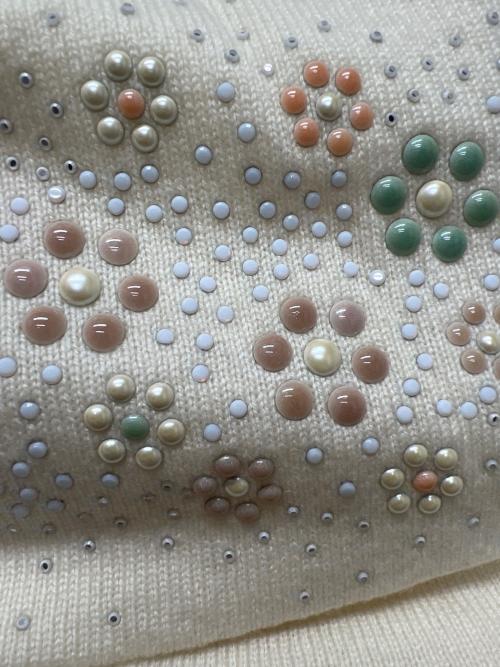 CHANEL（シャネル）CHANEL (シャネル) 厚手ニット アイボリー サイズ:３４の古着・服飾アイテム