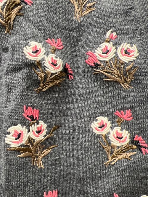 PRADA（プラダ）PRADA (プラダ) 薄手カーディガン グレー サイズ:３６の古着・服飾アイテム