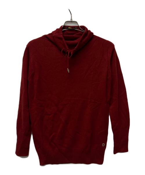 LORO PIANA（ロロピアーナ）LORO PIANA (ロロピアーナ) 長袖ワンピース レッド サイズ:３８の古着・服飾アイテム