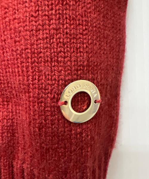 LORO PIANA（ロロピアーナ）LORO PIANA (ロロピアーナ) 長袖ワンピース レッド サイズ:３８の古着・服飾アイテム