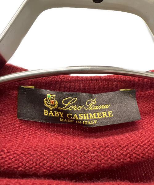 LORO PIANA（ロロピアーナ）LORO PIANA (ロロピアーナ) 長袖ワンピース レッド サイズ:３８の古着・服飾アイテム