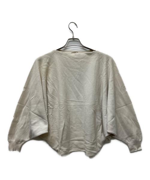 HERMES（エルメス）HERMES (エルメス) 薄手ニット ホワイト サイズ:３４の古着・服飾アイテム