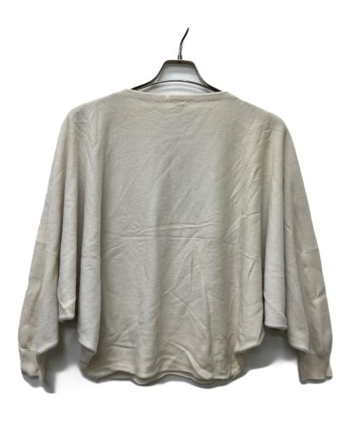 HERMES（エルメス）HERMES (エルメス) 薄手ニット ホワイト サイズ:３４の古着・服飾アイテム