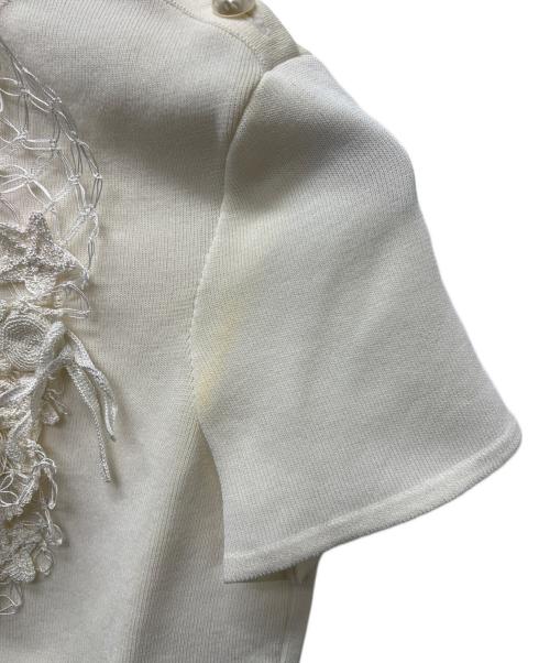 CHANEL（シャネル）CHANEL (シャネル) 薄手ニット ホワイト サイズ:３４の古着・服飾アイテム