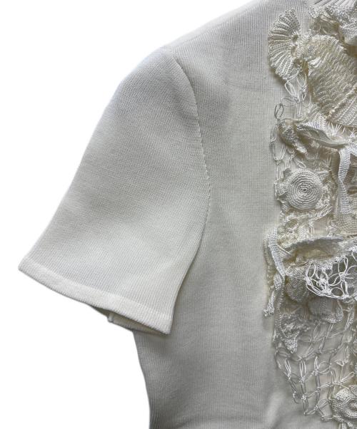 CHANEL（シャネル）CHANEL (シャネル) 薄手ニット ホワイト サイズ:３４の古着・服飾アイテム