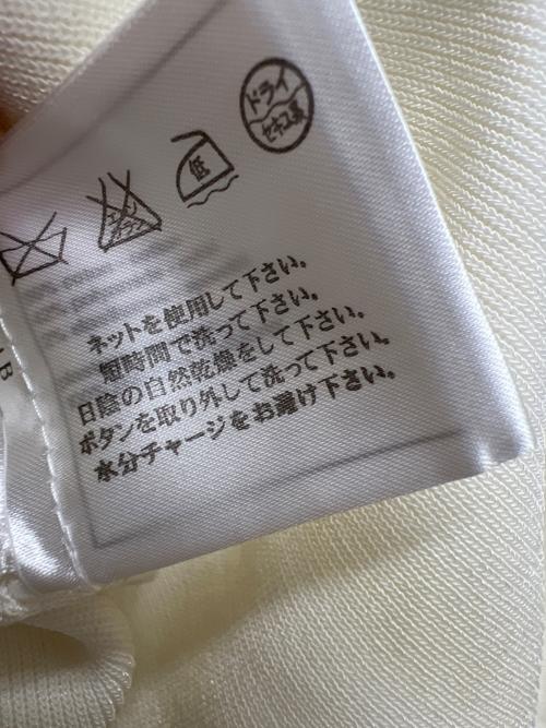 CHANEL（シャネル）CHANEL (シャネル) 薄手ニット ホワイト サイズ:３４の古着・服飾アイテム