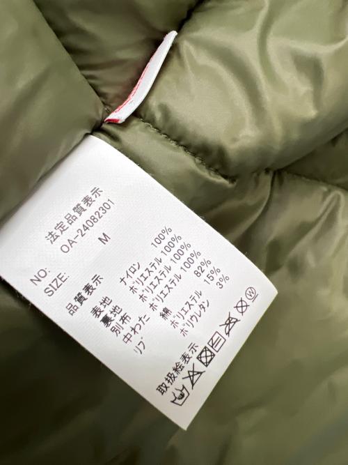 OAR'S（オールズ）OAR'S (オールズ) 中綿ジャケット カーキ サイズ:Ｍの古着・服飾アイテム