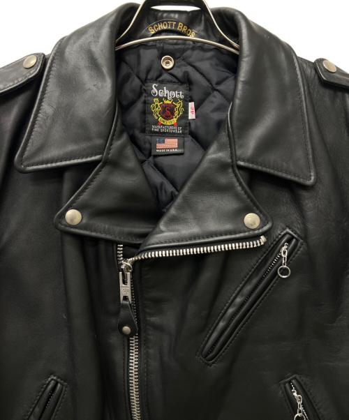 Schott（ショット）Schott (ショット) 613US ONESTAR RIDERS ブラック サイズ:４２の古着・服飾アイテム