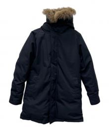 Pyrenex（ピレネックス）の古着「ダウンコート」｜ネイビー