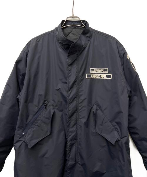 AVIREX（アヴィレックス）AVIREX (アヴィレックス) モッズコート ネイビー サイズ:Ｌの古着・服飾アイテム