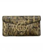 GUCCIグッチ）の古着「長財布」｜ベージュ