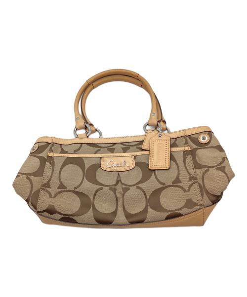 COACH（コーチ）COACH (コーチ) ハンドバッグ ベージュの古着・服飾アイテム