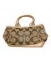 COACH (コーチ) ハンドバッグ ベージュ：4000円