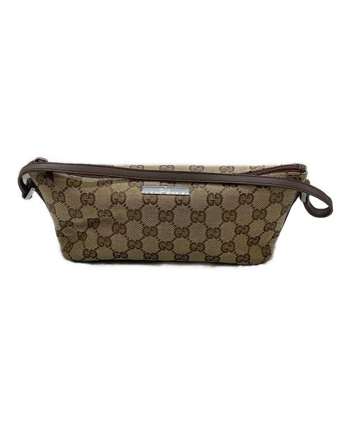 GUCCI（グッチ）GUCCI (グッチ) アクセサリーポーチ ベージュの古着・服飾アイテム