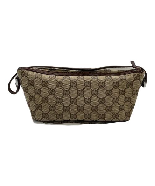 GUCCI（グッチ）GUCCI (グッチ) アクセサリーポーチ ベージュの古着・服飾アイテム