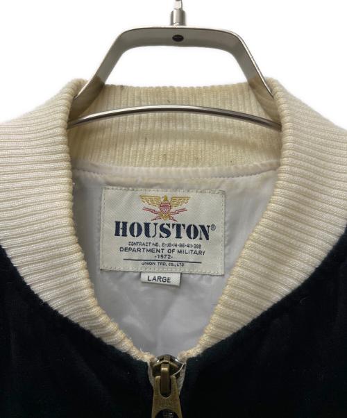 HOUSTON（ヒューストン）HOUSTON (ヒューストン) 別珍スーベニアジャケット ブラック サイズ:Ｌの古着・服飾アイテム