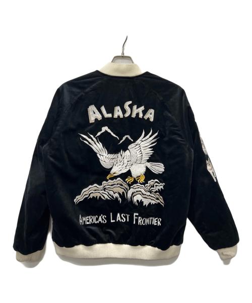 HOUSTON（ヒューストン）HOUSTON (ヒューストン) 別珍スーベニアジャケット ブラック サイズ:Ｌの古着・服飾アイテム