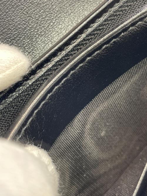 GUCCI（グッチ）GUCCI (グッチ) カードケース ブラック×レッドの古着・服飾アイテム