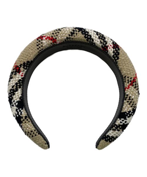 BURBERRY（バーバリー）BURBERRY (バーバリー) カチューシャ ベージュの古着・服飾アイテム