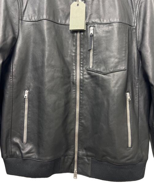 ALL SAINTS（オールセインツ）ALL SAINTS (オールセインツ) TYRO WASHED LEATHER BOMBER JACKET ブラック サイズ:Ｌの古着・服飾アイテム