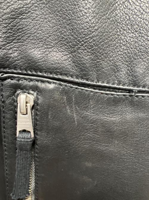 ALL SAINTS（オールセインツ）ALL SAINTS (オールセインツ) TYRO WASHED LEATHER BOMBER JACKET ブラック サイズ:Ｌの古着・服飾アイテム