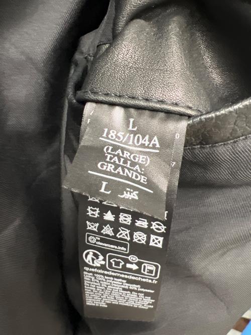 ALL SAINTS（オールセインツ）ALL SAINTS (オールセインツ) TYRO WASHED LEATHER BOMBER JACKET ブラック サイズ:Ｌの古着・服飾アイテム