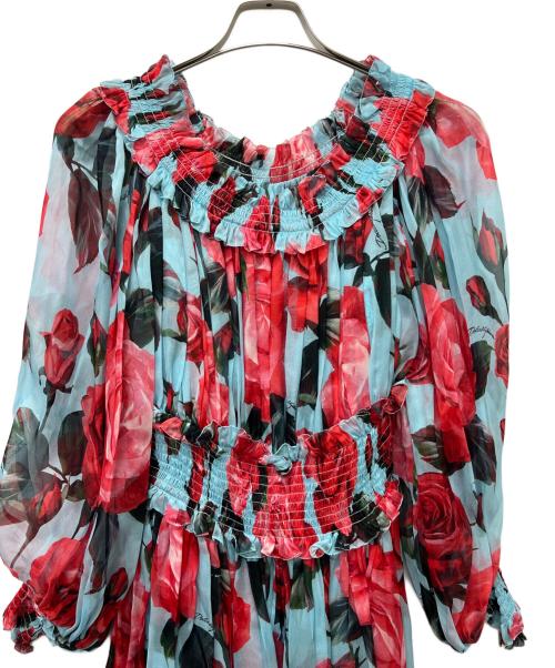 DOLCE & GABBANA（ドルチェ＆ガッバーナ）DOLCE & GABBANA (ドルチェ＆ガッバーナ) ドレス ブルー サイズ:不明の古着・服飾アイテム