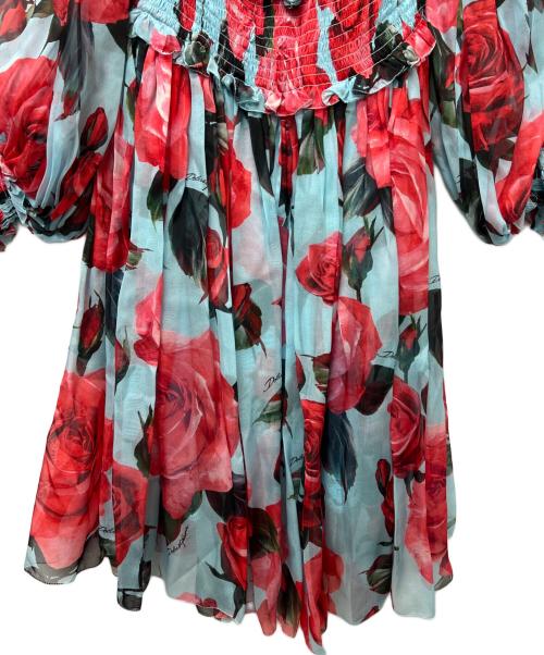 DOLCE & GABBANA（ドルチェ＆ガッバーナ）DOLCE & GABBANA (ドルチェ＆ガッバーナ) ドレス ブルー サイズ:不明の古着・服飾アイテム