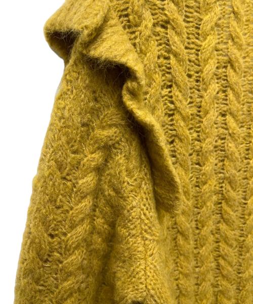 MIU MIU（ミュウミュウ）MIU MIU (ミュウミュウ) 厚手ニット ベージュ サイズ:４０の古着・服飾アイテム