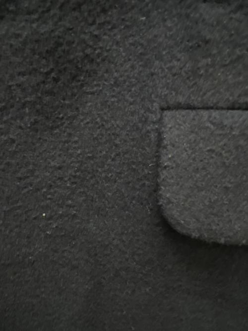 DANTON（ダントン）DANTON (ダントン) WOOL LIGHT PILE ノーカラーロングコート ネイビー サイズ:３８の古着・服飾アイテム