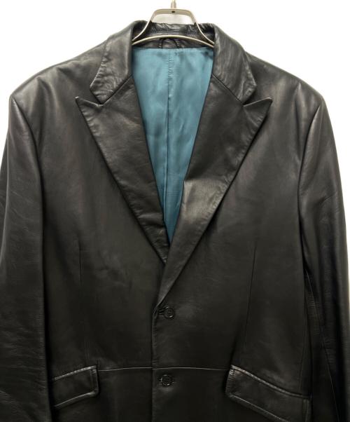 VERRI（ヴェリー）VERRI (ヴェリー) レザーコート ブラック サイズ:５６の古着・服飾アイテム