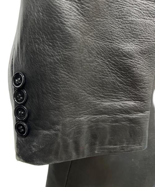 VERRI（ヴェリー）VERRI (ヴェリー) レザーコート ブラック サイズ:５６の古着・服飾アイテム