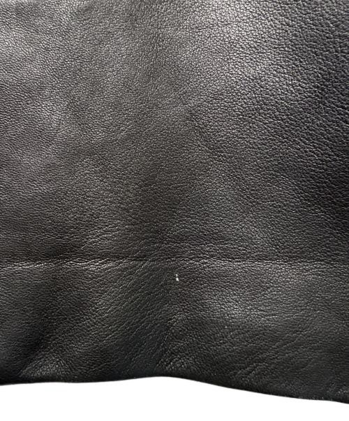 VERRI（ヴェリー）VERRI (ヴェリー) レザーコート ブラック サイズ:５６の古着・服飾アイテム