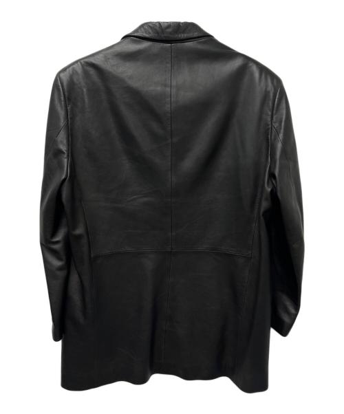 VERRI（ヴェリー）VERRI (ヴェリー) レザーコート ブラック サイズ:５６の古着・服飾アイテム