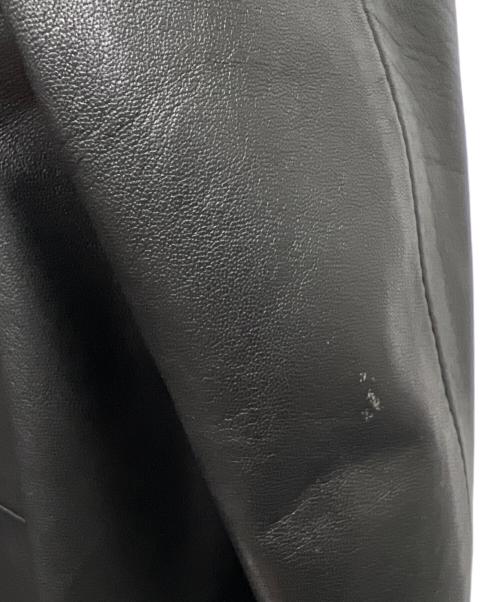 VERRI（ヴェリー）VERRI (ヴェリー) レザーコート ブラック サイズ:５６の古着・服飾アイテム