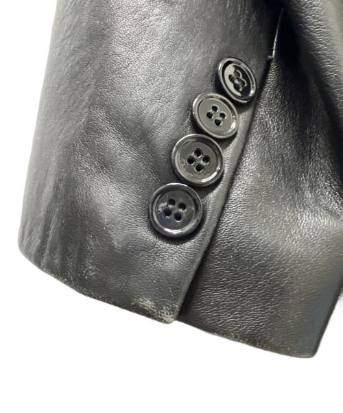 VERRI（ヴェリー）VERRI (ヴェリー) レザーコート ブラック サイズ:５６の古着・服飾アイテム