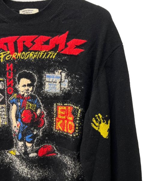 beautiful people（ビューティフルピープル）beautiful people (ビューティフルピープル) 厚手ニット ブラック サイズ:190の古着・服飾アイテム