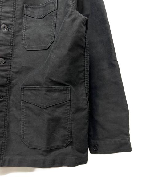 le travailleur gallice（ル・トラヴァイユール・ガリス）le travailleur gallice (ル・トラヴァイユール・ガリス) ブラックモールスキンジャケット ブラック サイズ:６の古着・服飾アイテム