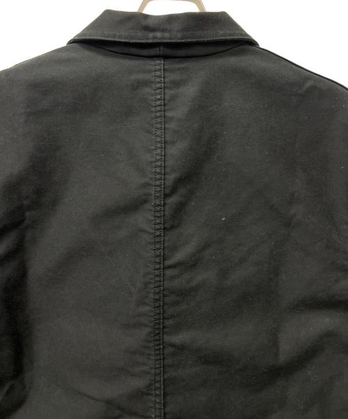 le travailleur gallice（ル・トラヴァイユール・ガリス）le travailleur gallice (ル・トラヴァイユール・ガリス) ブラックモールスキンジャケット ブラック サイズ:６の古着・服飾アイテム
