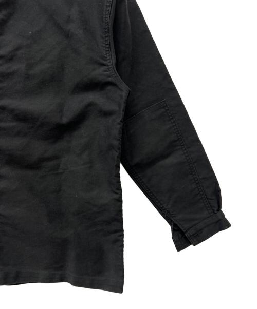 le travailleur gallice（ル・トラヴァイユール・ガリス）le travailleur gallice (ル・トラヴァイユール・ガリス) ブラックモールスキンジャケット ブラック サイズ:６の古着・服飾アイテム