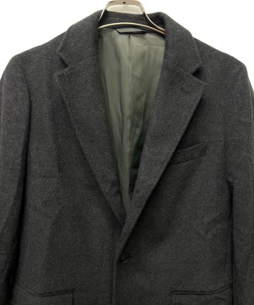 a day in the life（ア デイ イン ザ ライフ）a day in the life (ア デイ イン ザ ライフ) カシミヤブレンド チェスターコート ダークグレー サイズ:Ｌの古着・服飾アイテム