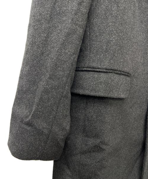 a day in the life（ア デイ イン ザ ライフ）a day in the life (ア デイ イン ザ ライフ) カシミヤブレンド チェスターコート ダークグレー サイズ:Ｌの古着・服飾アイテム