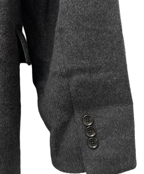 a day in the life（ア デイ イン ザ ライフ）a day in the life (ア デイ イン ザ ライフ) カシミヤブレンド チェスターコート ダークグレー サイズ:Ｌの古着・服飾アイテム