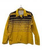 Style Eyes & Co.スタイルアイズ）の古着「コーデュロイシャツ」｜イエロー